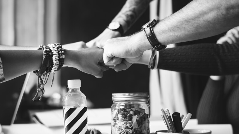 Business Colleagues Together Teamwork Working Office