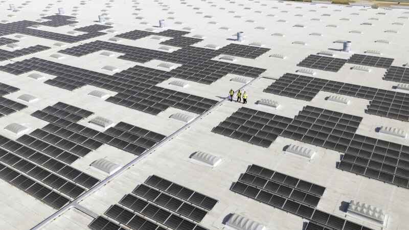 Solar Panels at the Perris, California campus