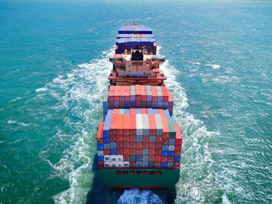 Oceanic freight forwarding services provided through Castlegate