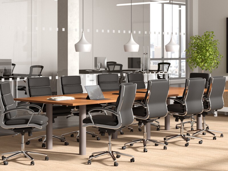 wayfair professional image of an office with 10 chairs