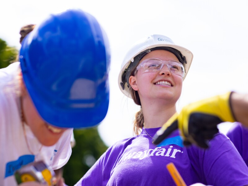 Habitat for Humanity volunteers