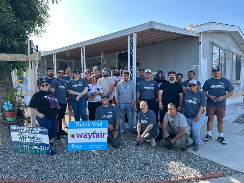 Wayfair team with Habitat for Humanity