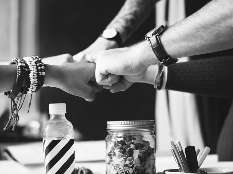 Business Colleagues Together Teamwork Working Office